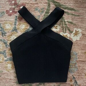 Babaton/Aritzia Sculpt Knit Cross-Strap Top